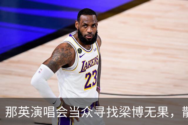 那英演唱会当众寻找梁博无果，散场后梁博发四个字：圆满成功。